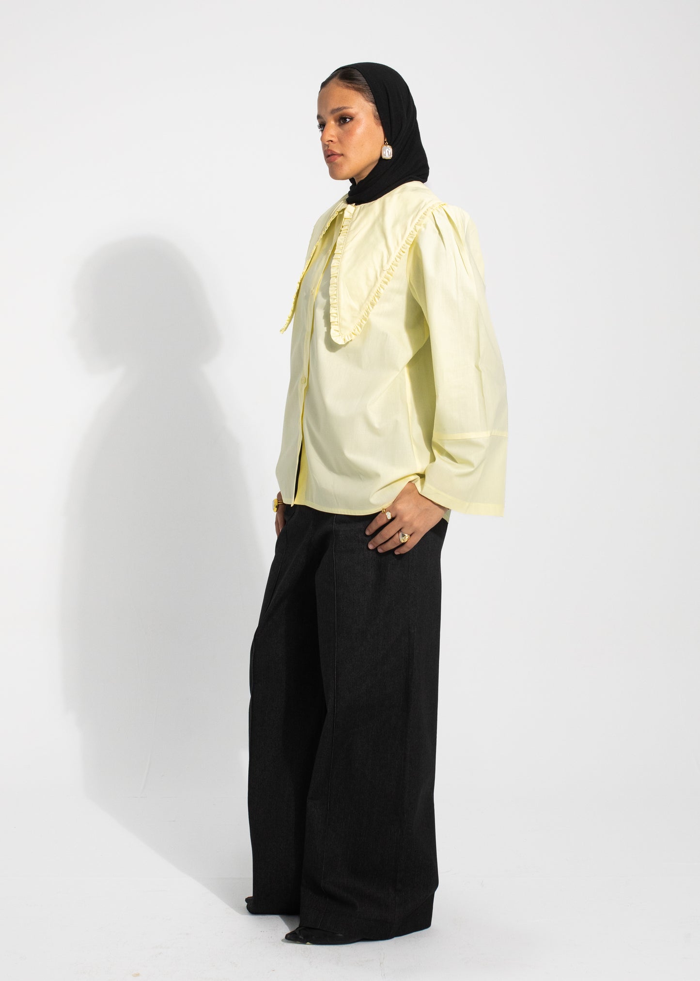 Ruffled Collar Blouse