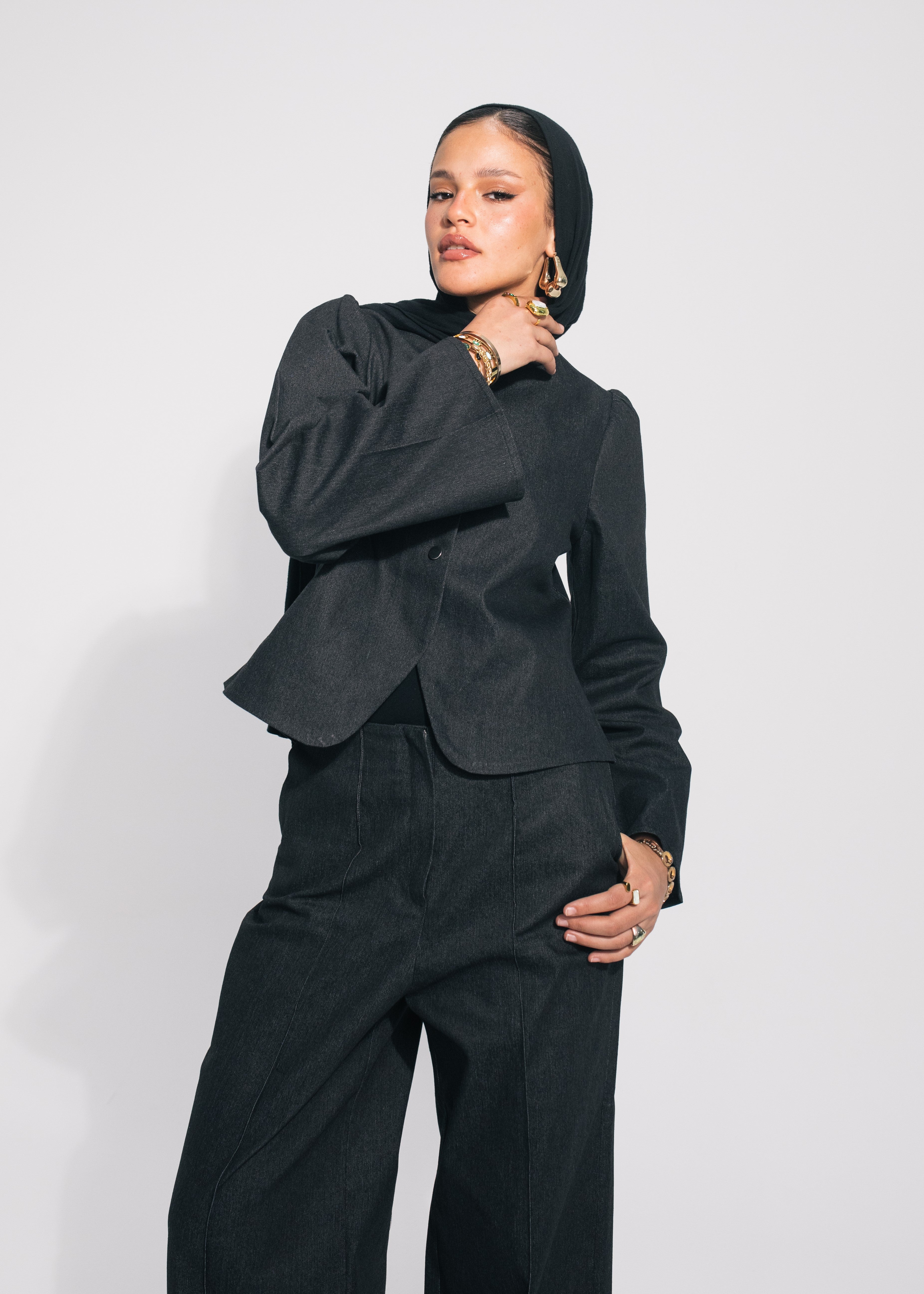 Monochrome Denim Set