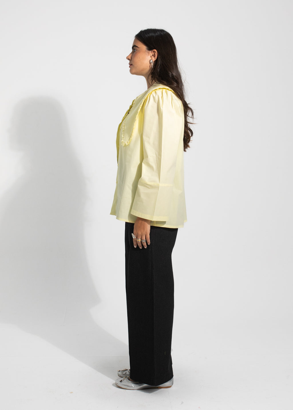 Ruffled Collar Blouse