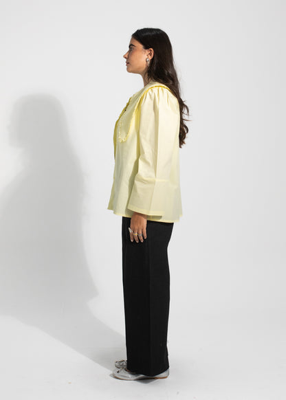 Ruffled Collar Blouse