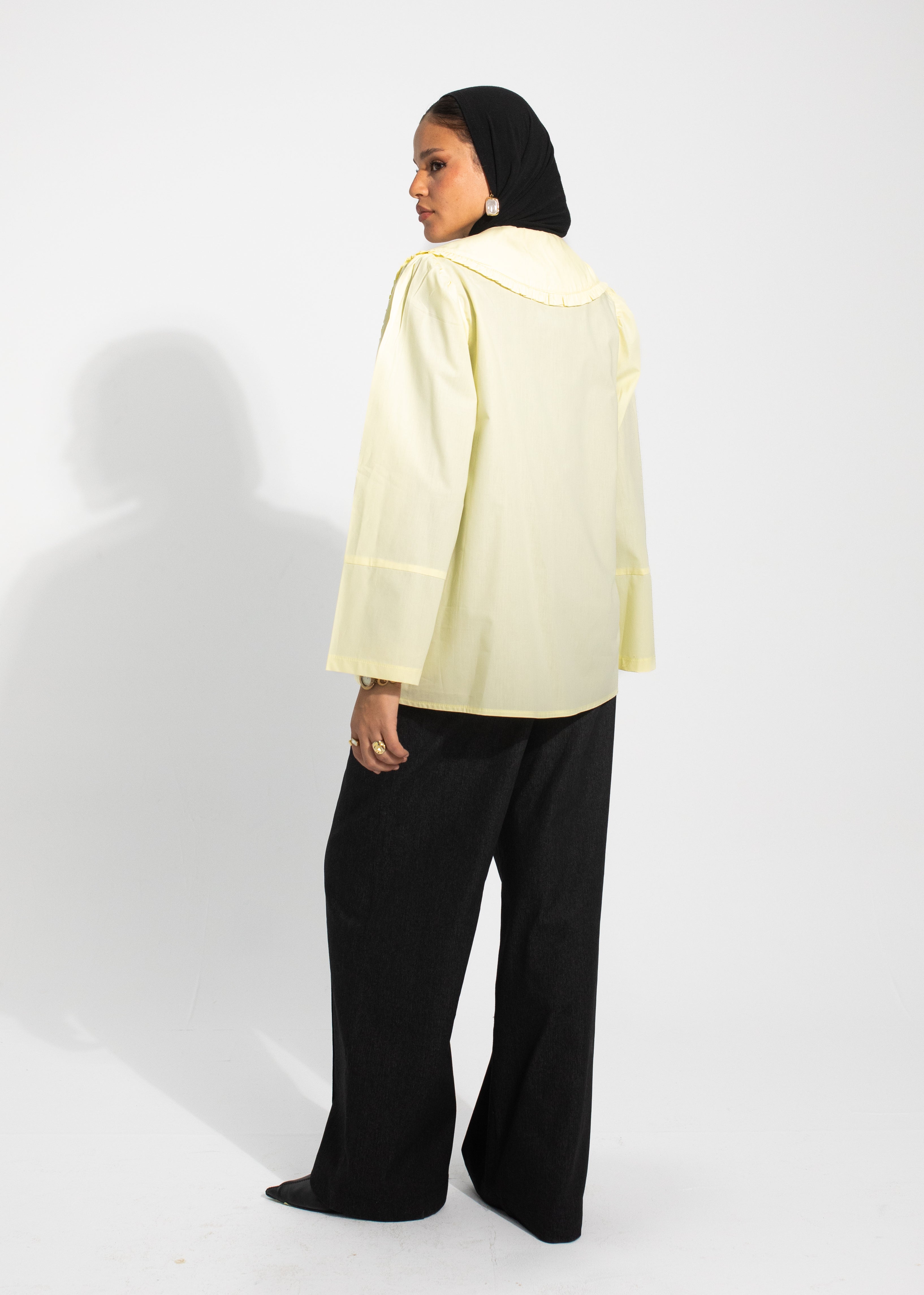 Ruffled Collar Blouse