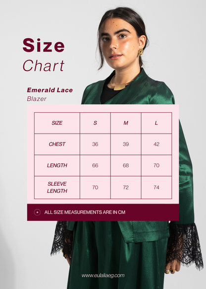 Emerald Lace Blazer