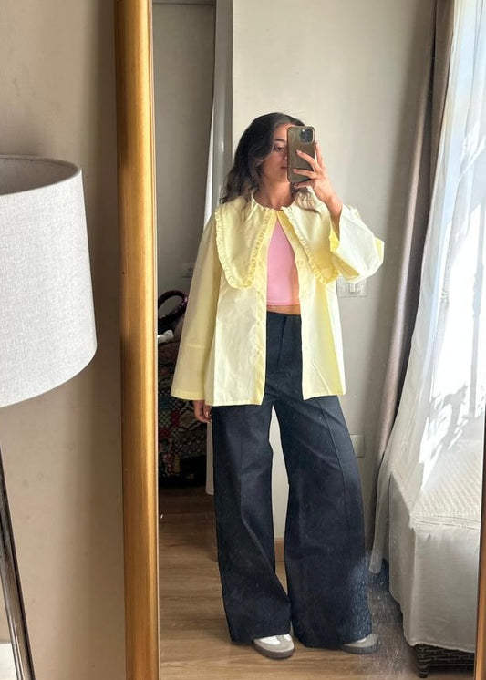 Ruffled Collar Blouse